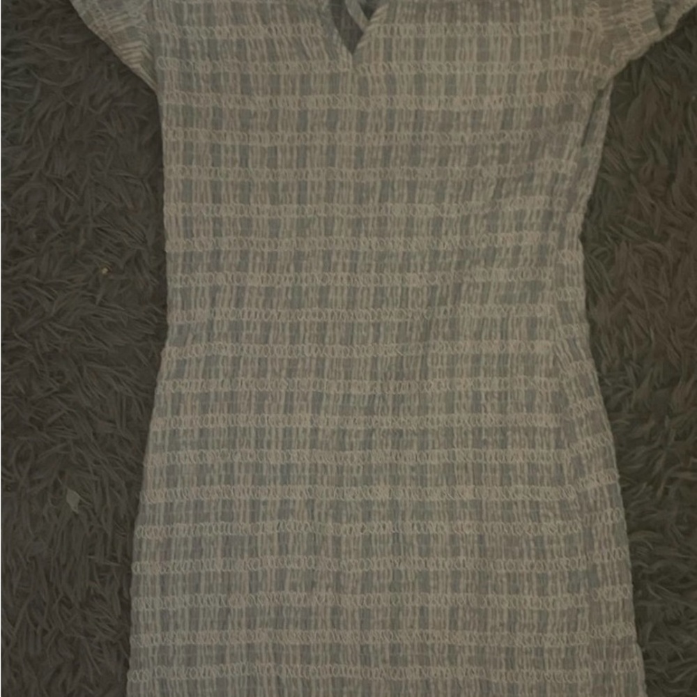 baby blue urban outfitters bodycon dress